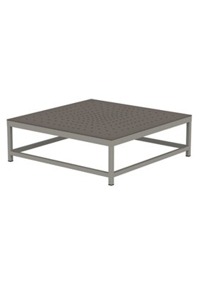 patio club patterned square coffee table