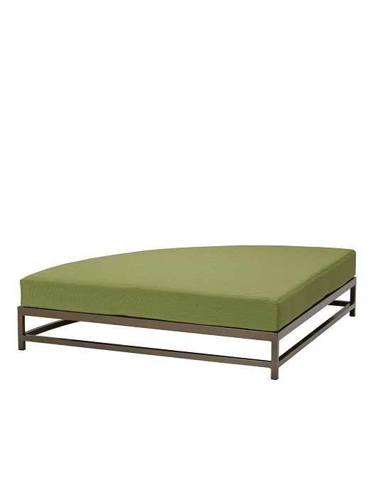 patio cushion party lounger quarter section