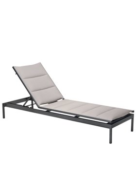 patio padded sling chaise lounge