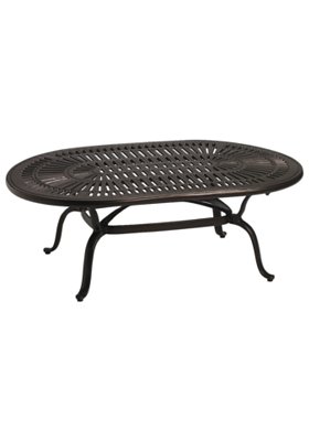 patio oval coffee table