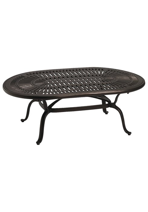 patio oval coffee table