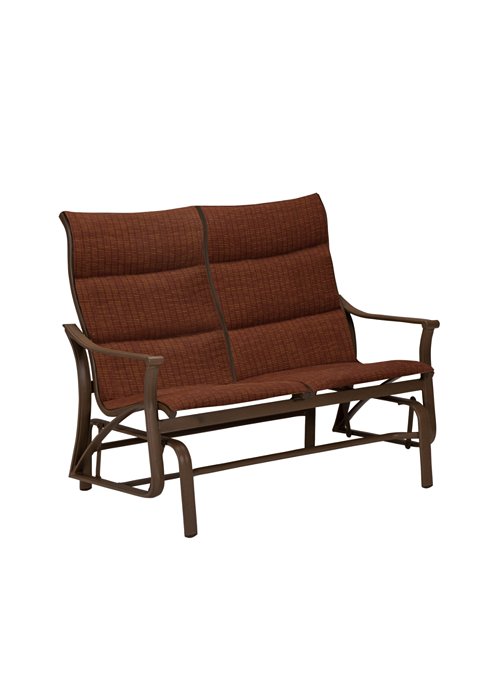 patio padded sling double glider