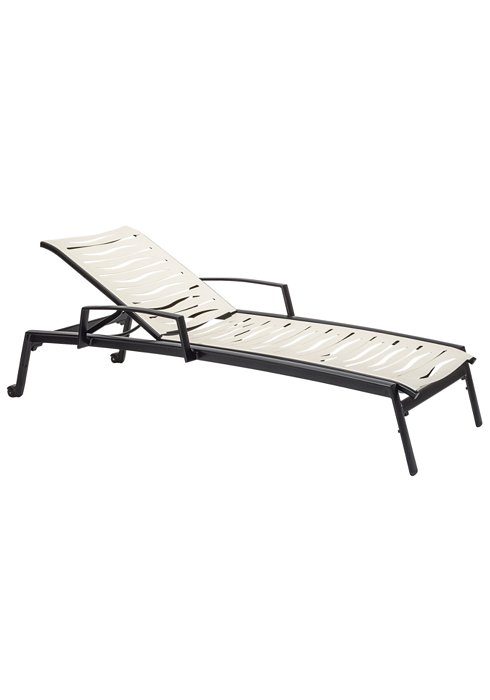 outdoor chaise lounge wave segment