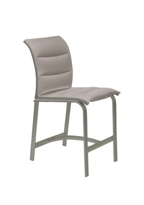 patio padded sling armless counter height stool