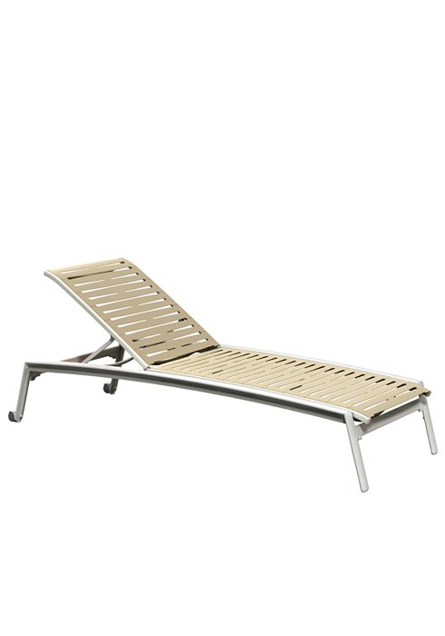 patio ribbon segment armless chaise lounge