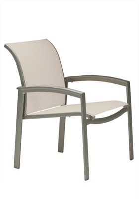 patio relaxed sling dining chair