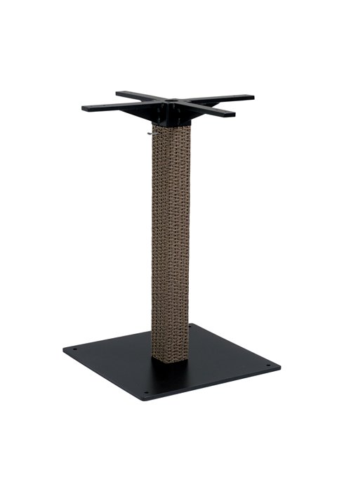 outdoor woven pedestal bar table base