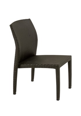 patio woven side chair