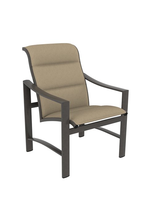 padded sling patio dining chair