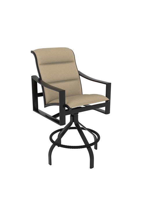padded sling outdoor bar stool