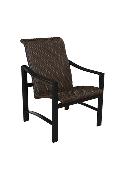 woven patio dining chair