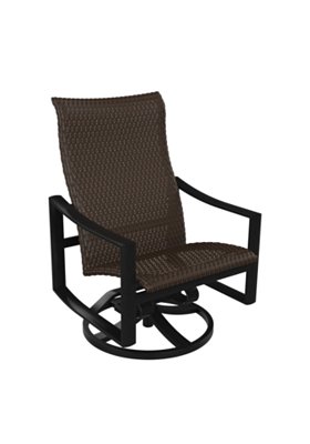 woven swivel patio action lounger