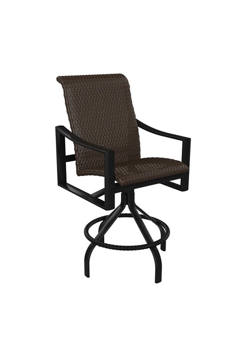 woven swivel outdoor bar stool