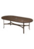 La Stratta 84 X 42 Oval Umbrella Table Commercial Residential Patio Tables Tropitone
