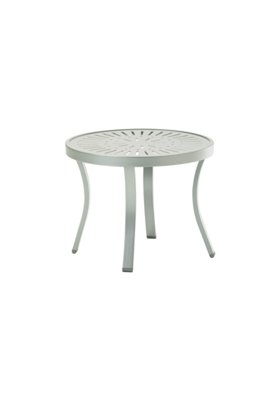 aluminum outdoor tea table round