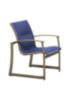 Mainsail Padded Sling Dining Chair Outdoor Patio Furniture Tropitone