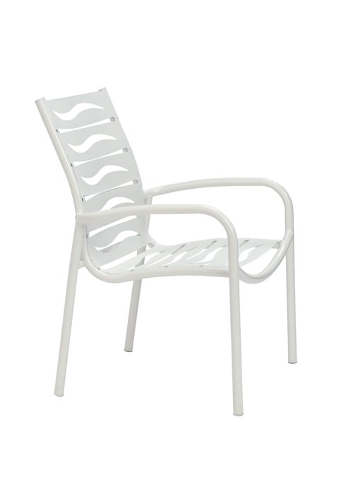 wave segment patio dining chair