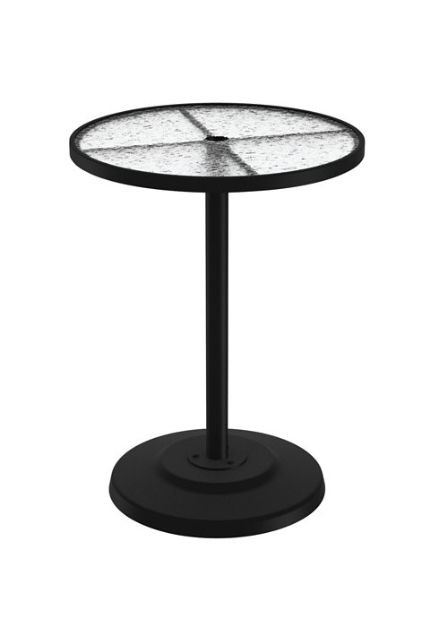 acrylic pedestal patio bar table