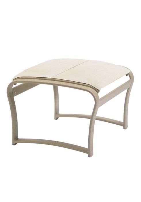padded sling ottoman for patio