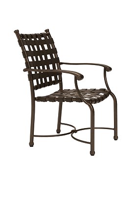 Sorrento Strap Dining Chair Outdoor Patio Furniture Tropitone