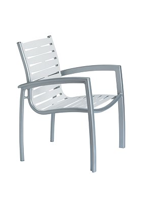 ribbon segment dining chair for outdoor