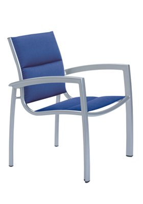 padded sling dining chair for outdoors