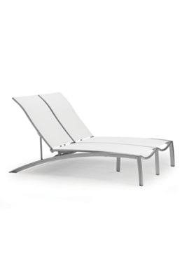 relaxed sling patio double chaise