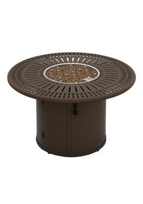 outdoor manual ignition round fire pit