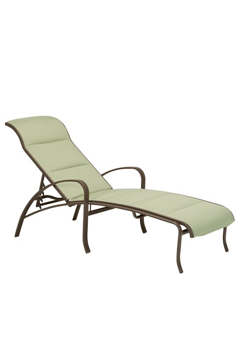 padded sling modern patio chaise lounge