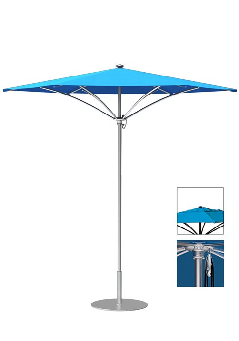 patio aluminum pulley lift umbrella