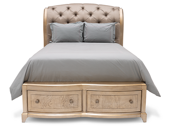 Raven Sleigh Storage Bed