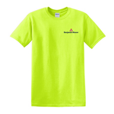 T-shirt Safety Green co-marqué