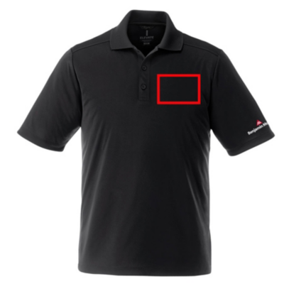 Black Co-Branded Polo