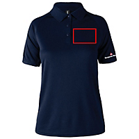 Ladies Navy Co-Branded Polo