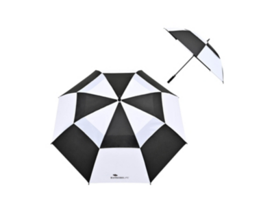 60" Recycled Auto Open Double Canopy Golf Umbrella