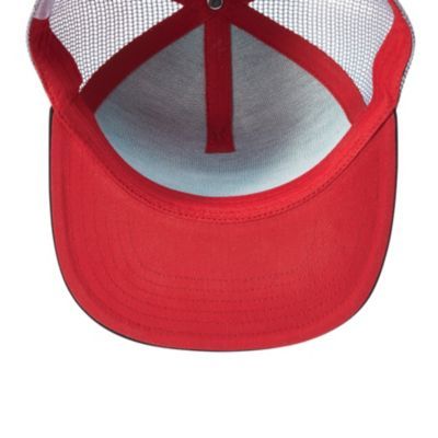 view of underneath of red bill