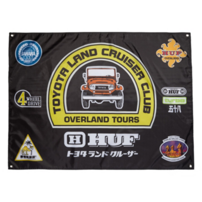 HUF X Toyota Overland Touring Banner