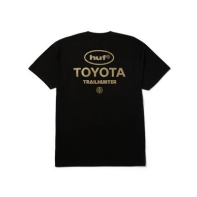 Black tee with Toyota logo design printed on back