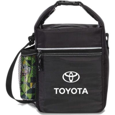 Black Lunch Bag with with Toyota logo on front