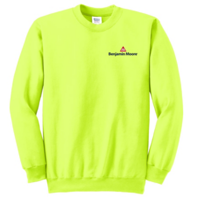 Safety Green Crewneck Sweatshirt