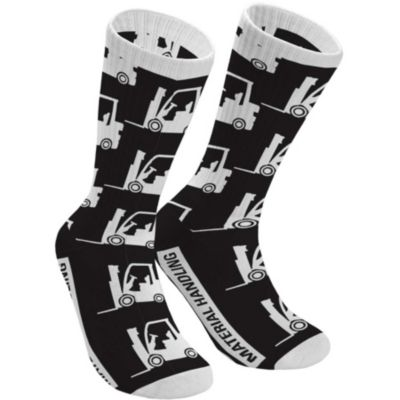 Custom athletic socks with full-color design, made from breathable stretch fabric.