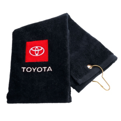 Grommeted Tri-Fold Golf Towel