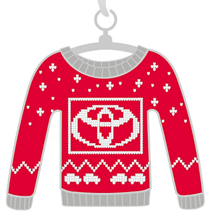 Toyota Sweater Ornament