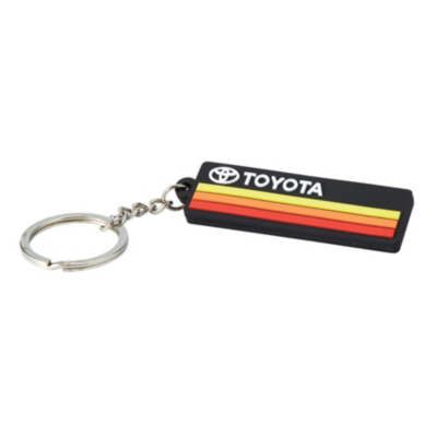 Toyota Stripes Rubber Key Ring