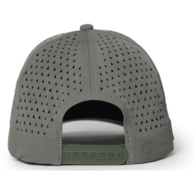 back of Grey performance Cap