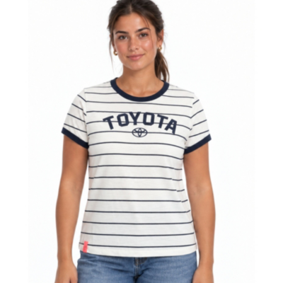 Lusso Striped Ringer Tee