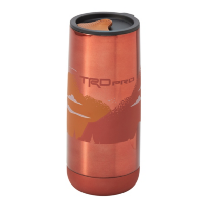 Copper Tumber with tonal mountain design and TRD pro printed in tonal