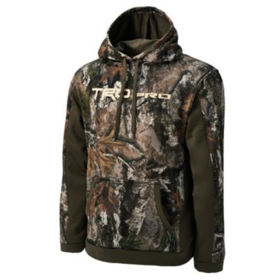 Camo Hoodie with TRD pro printed on front in tan