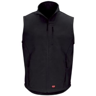 TOYOTA DELUXE SOFT SHELL VEST  S TOYOTA DELUXE SOFT SHELL VEST Center Upper Back: Red Toyota