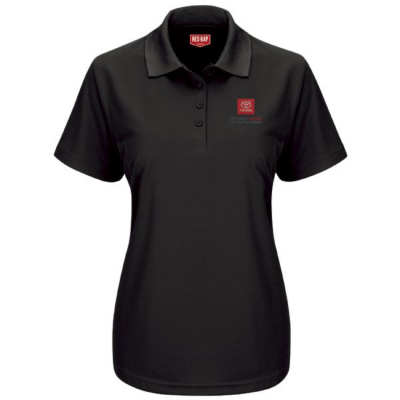The Knit Polo - Women's Polo Shirts - Brass Clothing Black / S